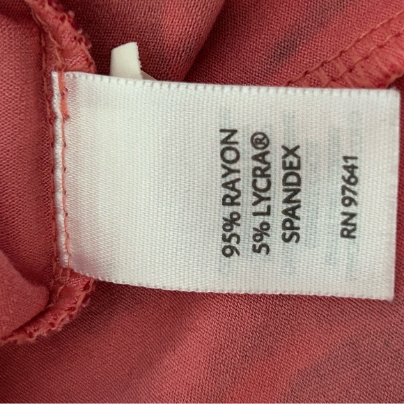 J Jill Stretch Wrap Dress Red pink Size S - Picture 11 of 11